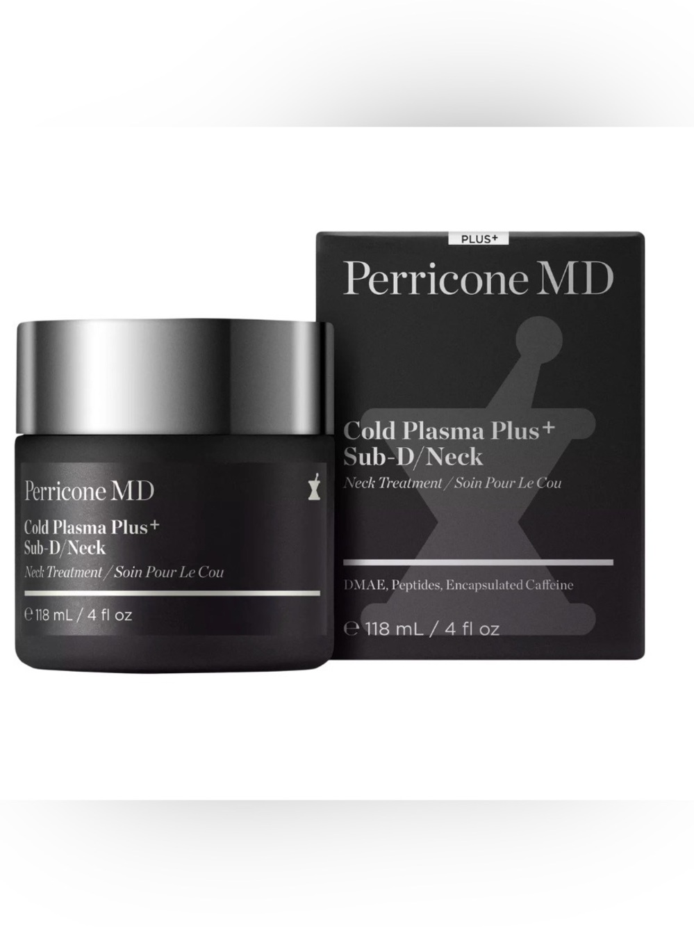 NEW in box $198  Perricone MD Cold Plasma Plus + Sub-D/NECK large 4 oz/118 ml